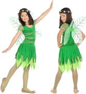 Groene toverfee/elf verkleedset voor meisjes - carnavalskleding - voordelig geprijsd 128
