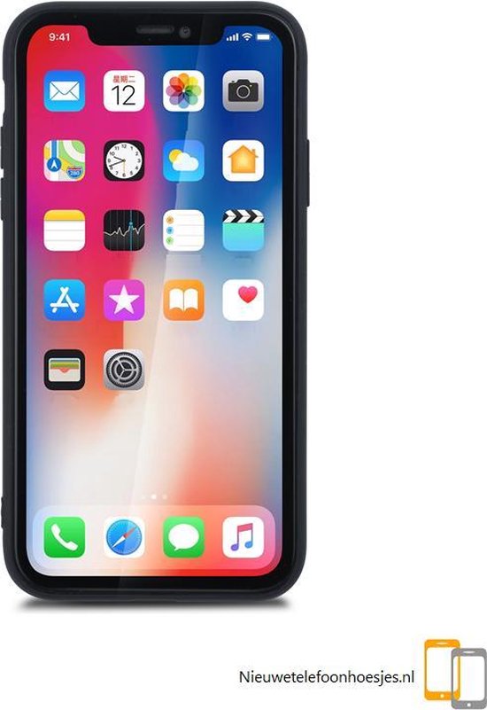 Coque en siliconen hoesje Zwart Apple Iphone XR