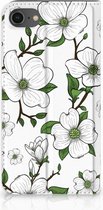 Flip Cover iPhone SE (2020/2022) | 7 | 8 Hoesje Dogwood Flowers