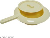 Careline bedpan geel - autoclaveerbaar tot 130 graden