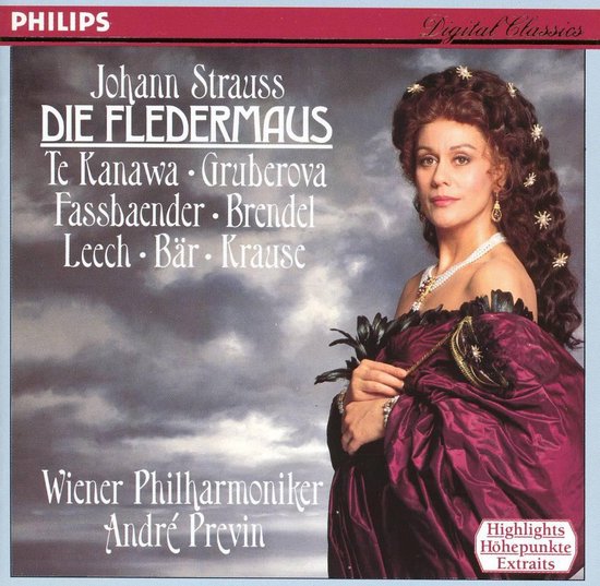 J. Strauss: Die Fledermaus / Previn, Te Kanawa, Gruberova