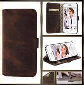 Bouletta Lederen iPhone SE Hoesje - BookCase - Antic Coffee