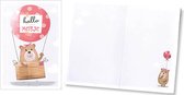 Wenskaart - Geboorte - Meisje - Hallmark - 3 stuks