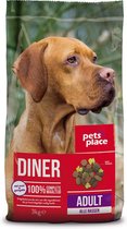 Pets Place Adult Diner - Volaille & Viande - Nourriture pour chiens - 3 kg