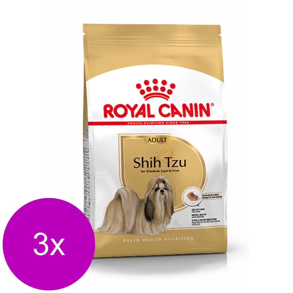 Bol.com Royal Canin Shih Tzu Adult - Hondenvoer - 3 x 1.5 kg aanbieding
