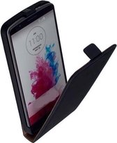 LG Joy Lederlook Flip Case hoesje Zwart