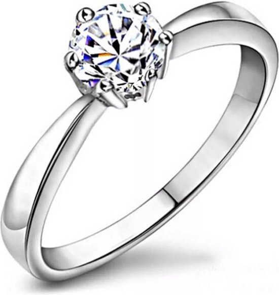 Fate Jewellery Ring - Zilverkleurig met zirkonia kristal