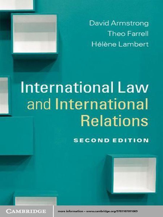 Themes in International Relations - International Law and In ... - cover