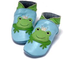 Baby Dutch kikker slofjes voor baby's - blauw