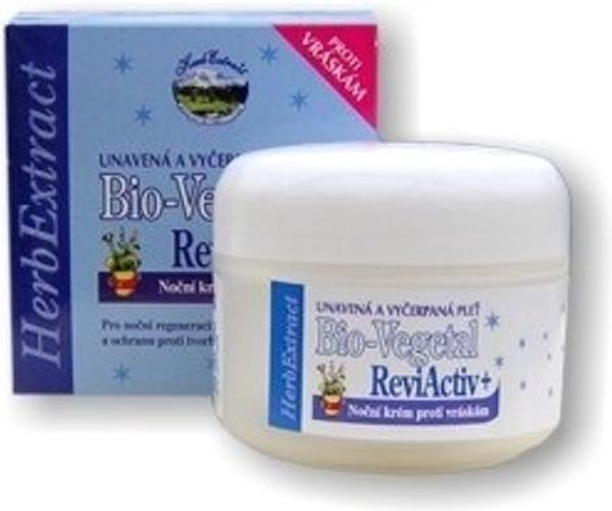 HERB EXTRACT® Bio-Vegetal ReviActiv+ Anti-aging Nachtcrème - 50ml