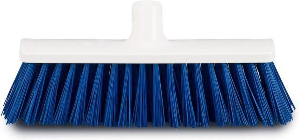 Goedkoopste straatveger hygienisch FB blauw 30 cm