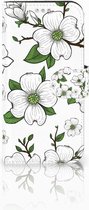 Housse avec Fermeture magnétique Samsung Galaxy S7 Coque Fleurs De Cornouiller
