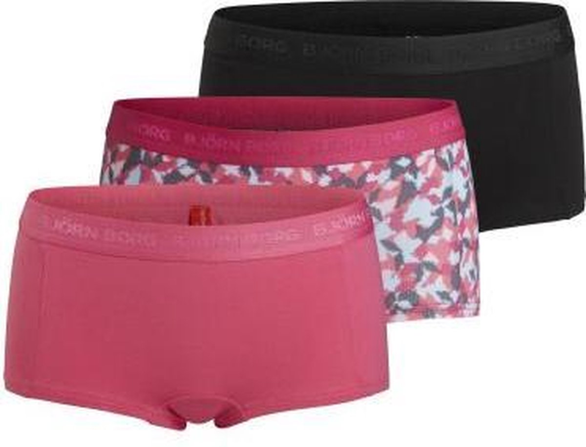 Bjorn Borg Sportonderbroek casual - 3p MINISHORTS BB ARROWS - zwart - vrouwen - 40