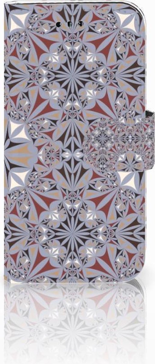 Samsung Galaxy A3 2017 Bookcase Flower Tiles