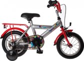 Bike Fun Space - Fiets - Jongens - Zilver;Rood - 12 Inch