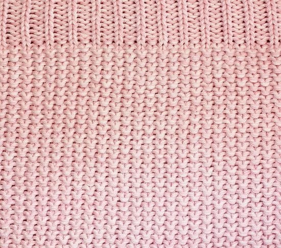 Meyco Baby Relief Mixed wiegdeken - pink - 75x100cm — afbeelding 3
