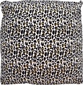 Sierkussen met cheetah print 45 cm - Dieren kussentjes cheetah opdruk 45 cm