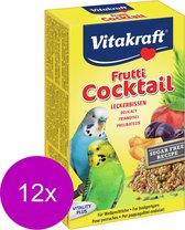 Cocktail de fruits perruche Vitakraft - Collation d'oiseaux - 12 x 200 g