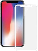 iPhone X/XS - Full Cover Screenprotector - Gehard Glas - Wit