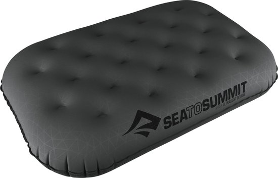 Foto: Sea to summit aeros ultralight opblaasbaar hoofdkussen large grey