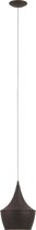 EGLO design Marazio - Hanglamp - 1 Lichts - Ø240mm. - Donkerbruin, Crème