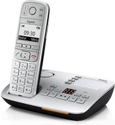 Gigaset E500A XL - Single DECT telefoon met antwoordapparaat - Zilver