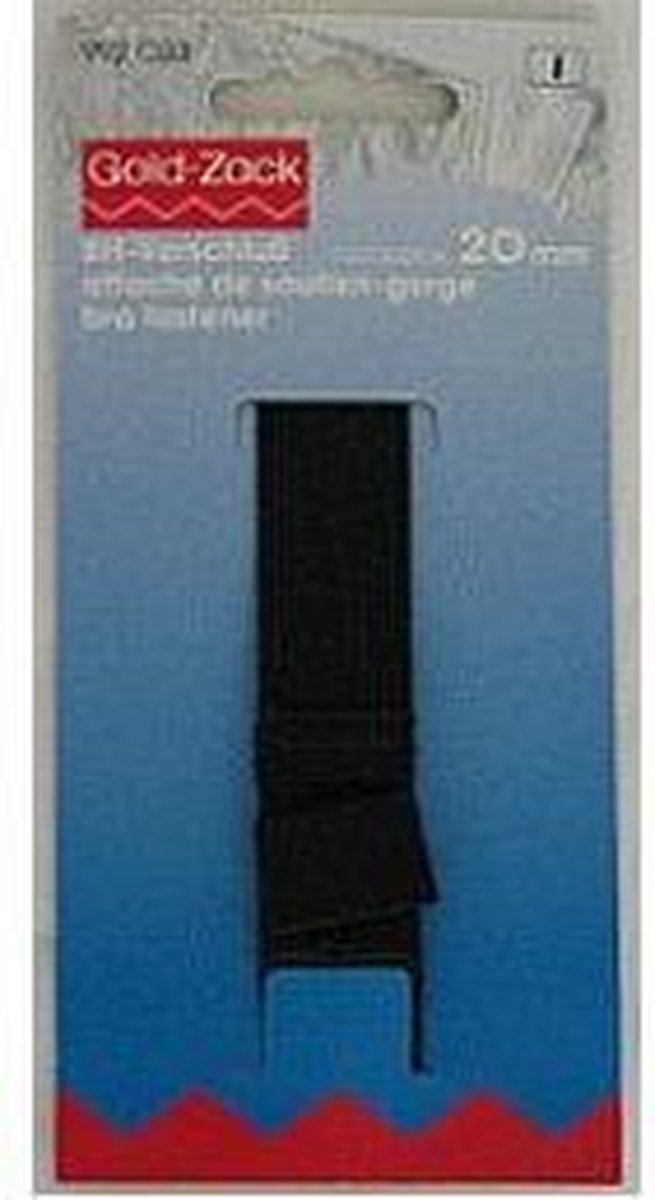 BH-sluiting met huidbescherming 3 sluitstanden 20 mm zwart - Lingerie accessoires - Prym