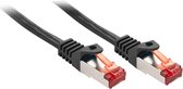 1 m Cat.6 S/FTP kabel, zwart