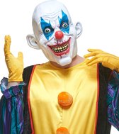 PARTYTIME - Latex diabolische clown masker voor volwassenen