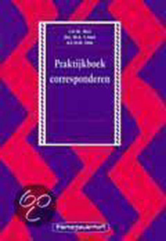 Cover van het boek 'Praktijkboek corresponderen / druk 1'