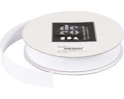 Bias band, b: 20 mm, 25 m, wit