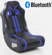 Music Rocker Ninja Gamestoel Blauw met Bluetooth