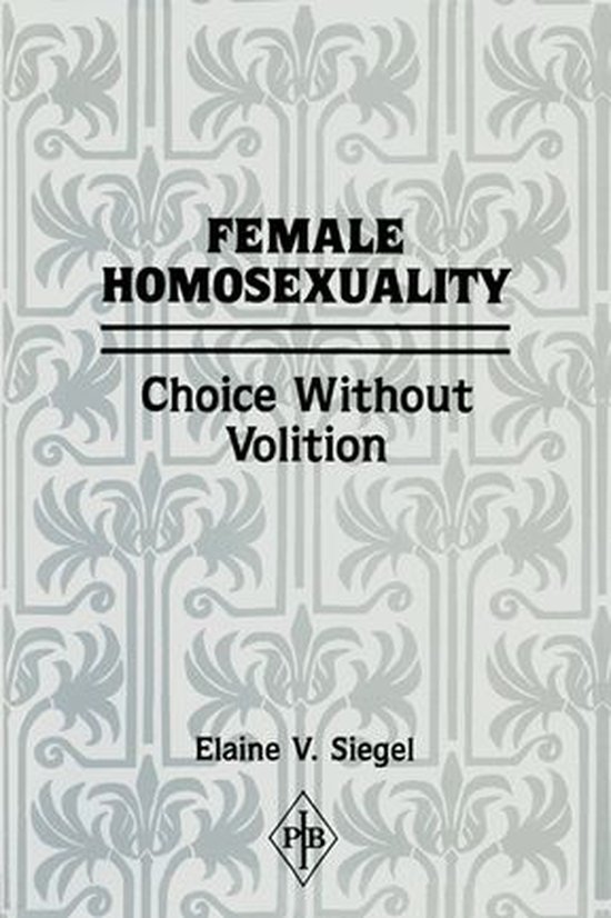 Female Homosexuality - cover