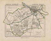 Historische kaart, plattegrond van gemeente Nijmegen (de gemeente) in Gelderland uit 1867 door Kuyper van Kaartcadeau.com