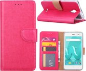 Wiko Jerry 2 Portemonnee hoesje / book case Pink