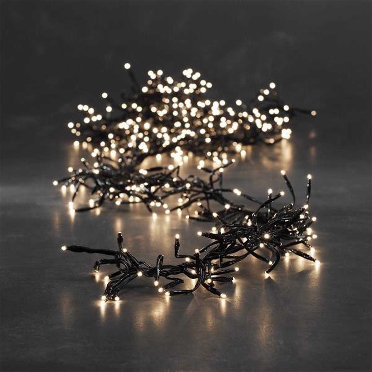 Meisterhome Cluster kerstboomverlichting - 6 m - Warm wit - 576 LED lampjes