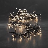 Lot de 2 600 6m coffre-fort basse tension LED cluster Guirlande Lumières de Noël couleur blanche