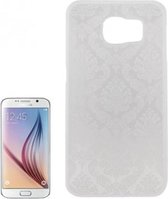 Samsung Galaxy S6 Hard Case Design Pattern Cover Ultra Dun Hoesje Wit