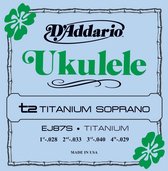 Ukulele snaren EJ87S Sopran Titanium 28-33-40-29