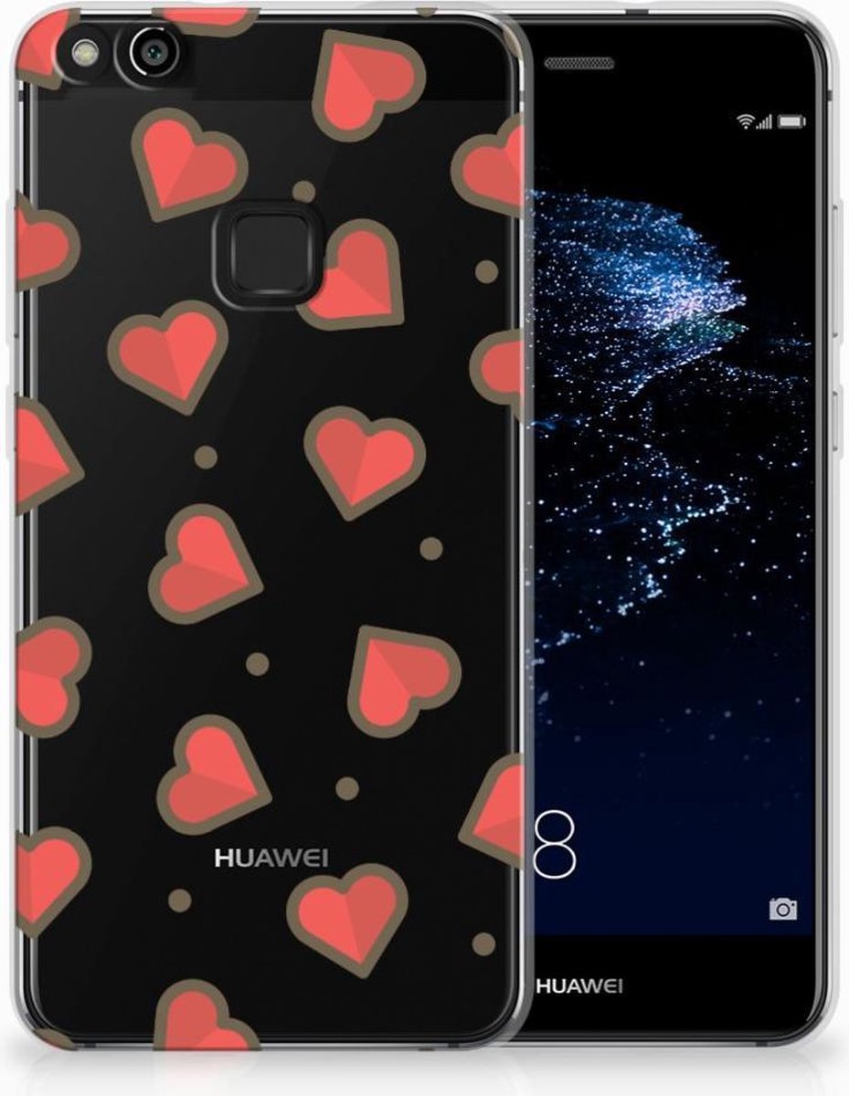 Huawei P10 Lite TPU bumper Hearts