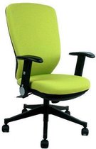 Bureaustoel - Met Armleuning - Stof - Groen - Ergonomisch