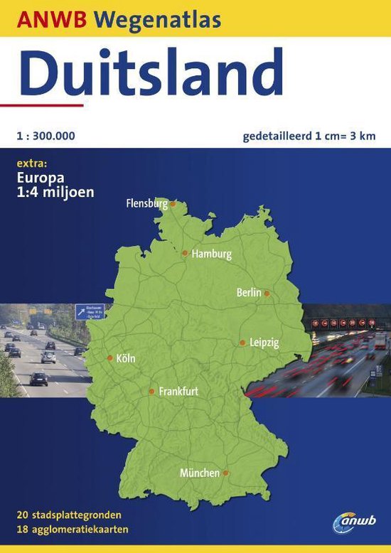 Cover van het boek 'ANWB Wegenatlas Duitsland'