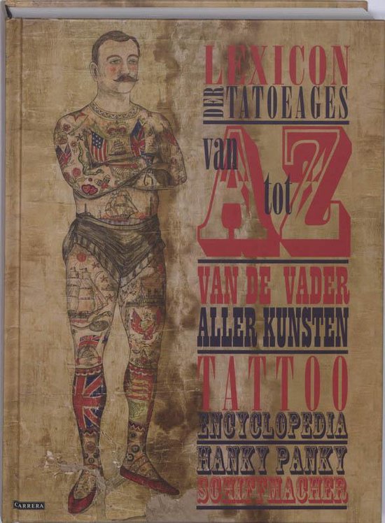 Cover van het boek 'Lexicon der Tatoeage van A tot Z' van Henk Schiffmacher