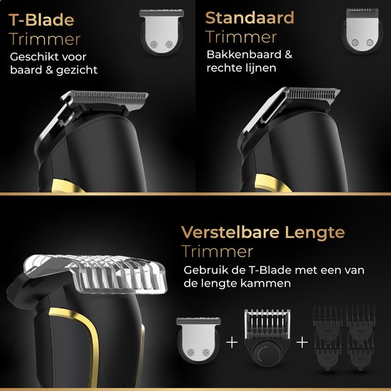 Wellshave Tondeuse à barbe 6 en 1 Supreme -