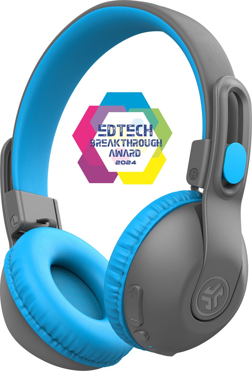 Jlab Jbuddies Studio 2 Wireless Headphones- Gray/pink kids Hoofdtelefoon Roze