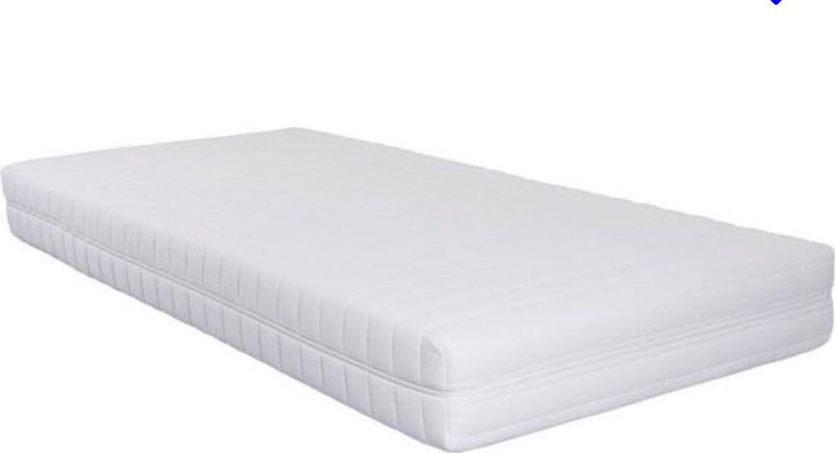 Matras 140x200 - 20cm dik - afritsbaar & wasbaar tijk - orthopedisch - hypoallergeen