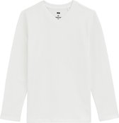 WE Fashion Jongens basic T-shirt met V-hals