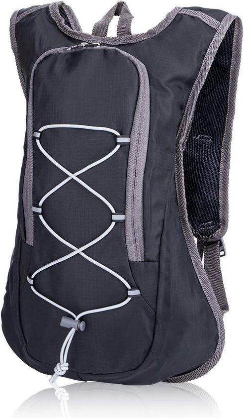 KUTOOK Heren waterdichte softshell vest lichtgewicht winddichte jas fietsen wandelen outdoor HC203, Zwart, 3XL
