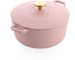 Bourgogne braadpan 24cm/4.2L Blush pink