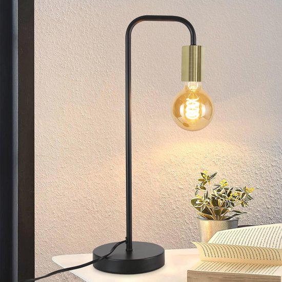 Tavellio – Tafellamp Zoë – Donkerbruin – Handgemaakt – 100% Hout